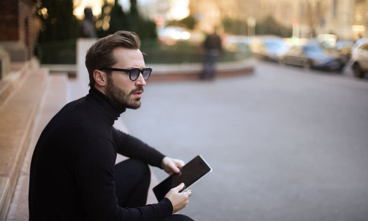 Business Man thinking